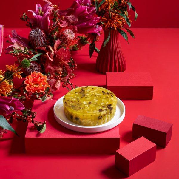 Homemade Water Chestnut Cake with Nostoc Pearl