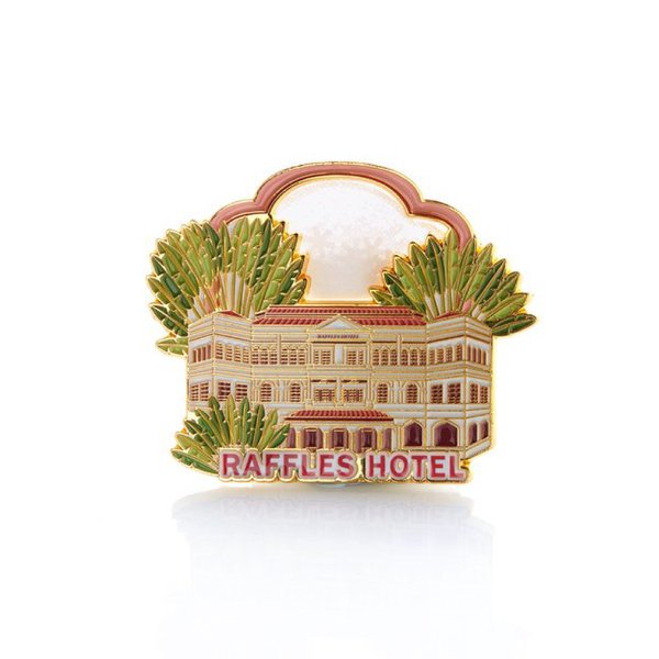 Raffles Facade Snowflake Magnet