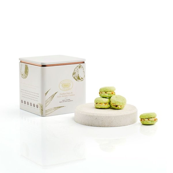Raffles Pandan Kaya Cookies