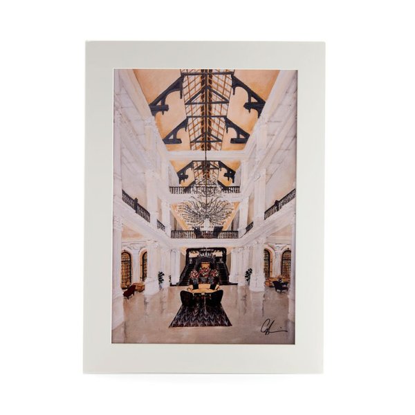 Raffles Painting - The Grand Lobby
