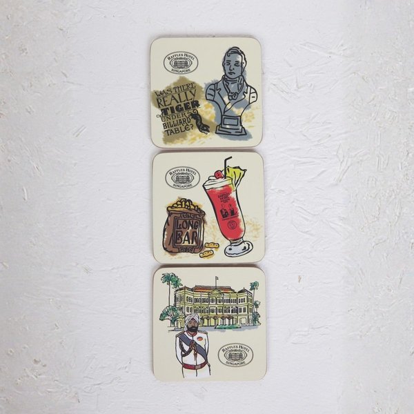 Raffles Icons Coaster Set