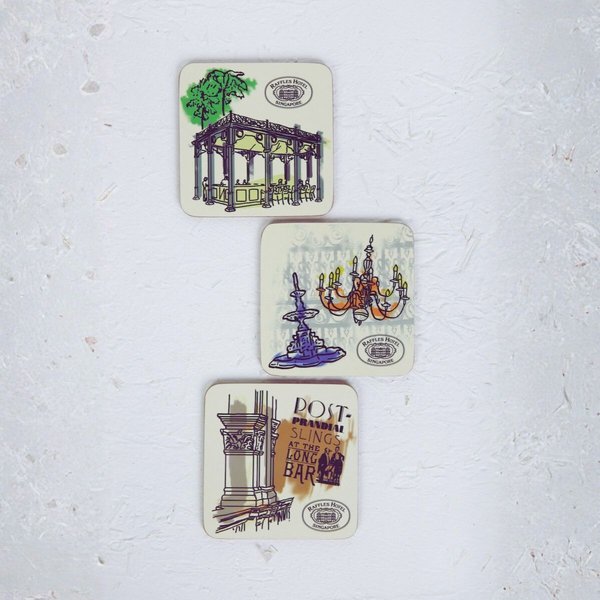 Raffles Icons Coaster Set