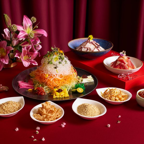 Longevity Yu Sheng with Octopus Sashimi & Arctic Shellfish